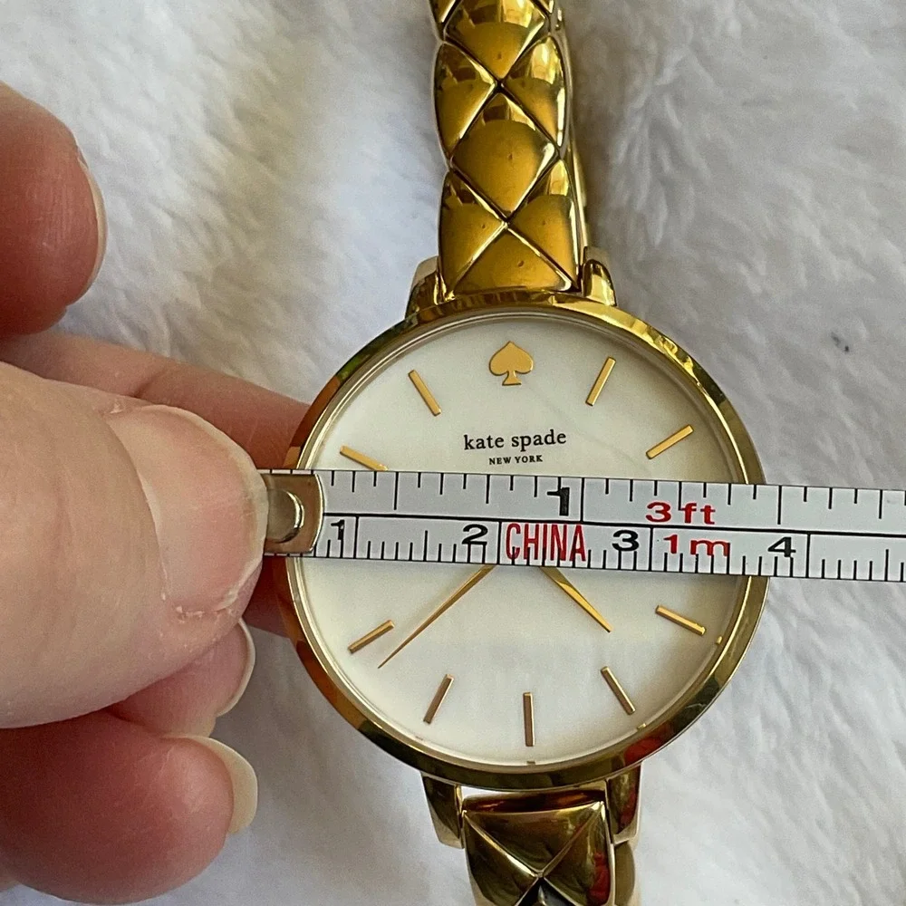 Kate Spade Goldtone Wrist Watch Timepiece KSW1417